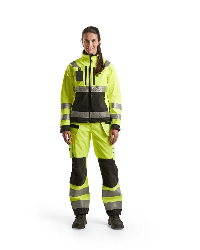 Softshelljakke Varsel Dame Gul/Svart