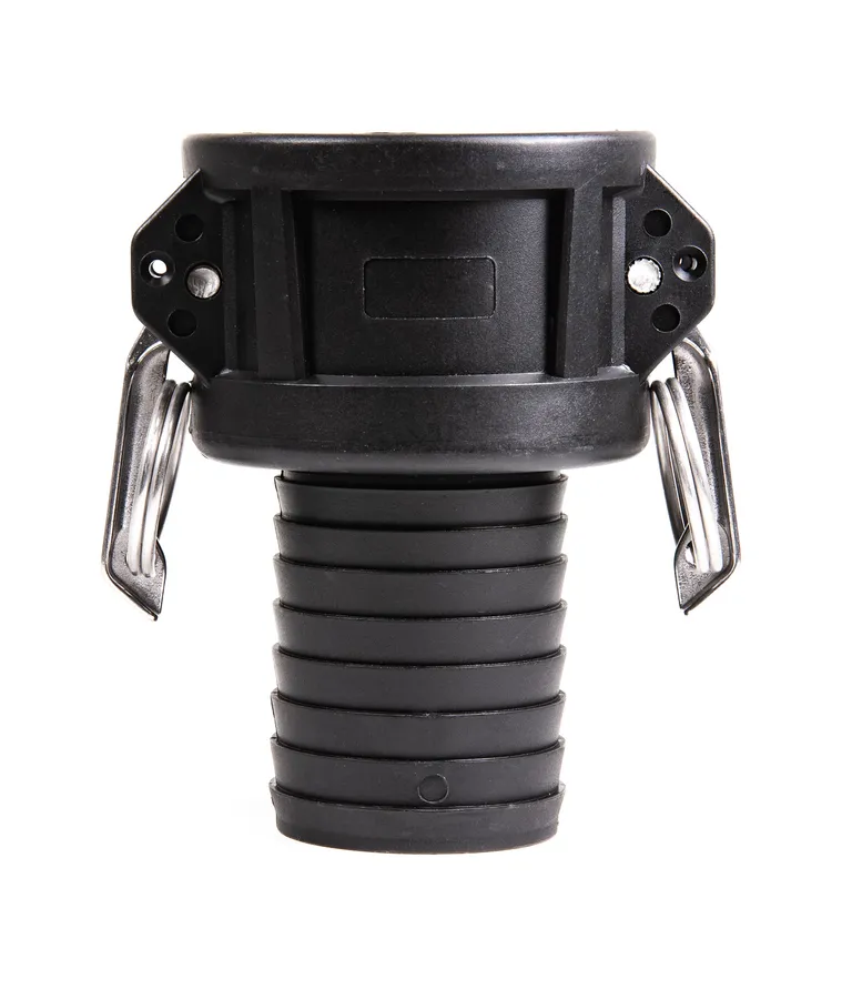 Cam-Lock, Polypropylen 2" Hunn m/slangestuss