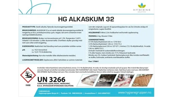 Alkaskum 32 23kg