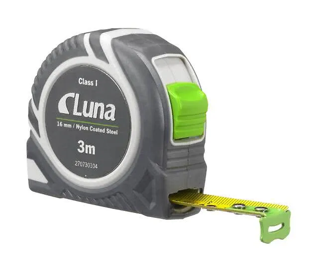 Målebånd 3 mtr. Autolock Luna