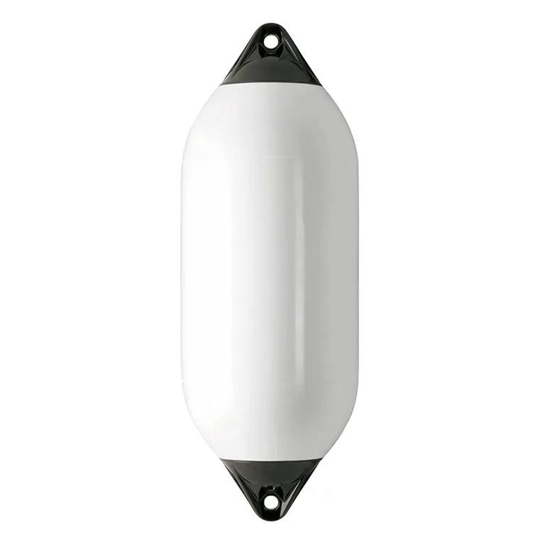 Polyform Fender F-serie hvit m/sorte ender