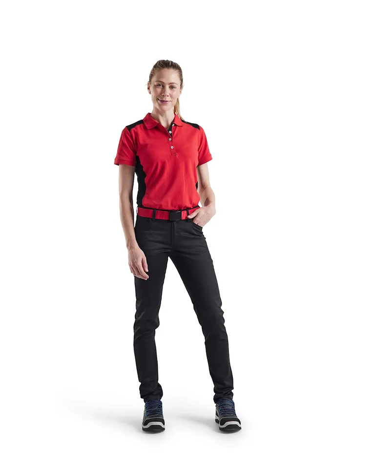 Dame Chino`s 2-veisstretch svart