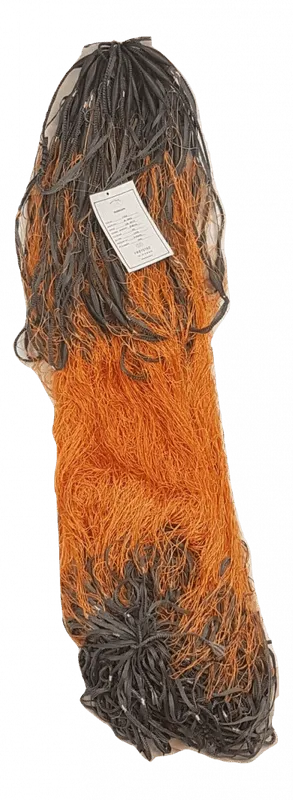 Krabbegarn nr.3  orange  50mtr x 0,8mtr