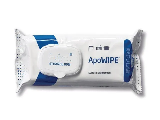 Overflatedesinfeksjon, ApoWipes m/etanol