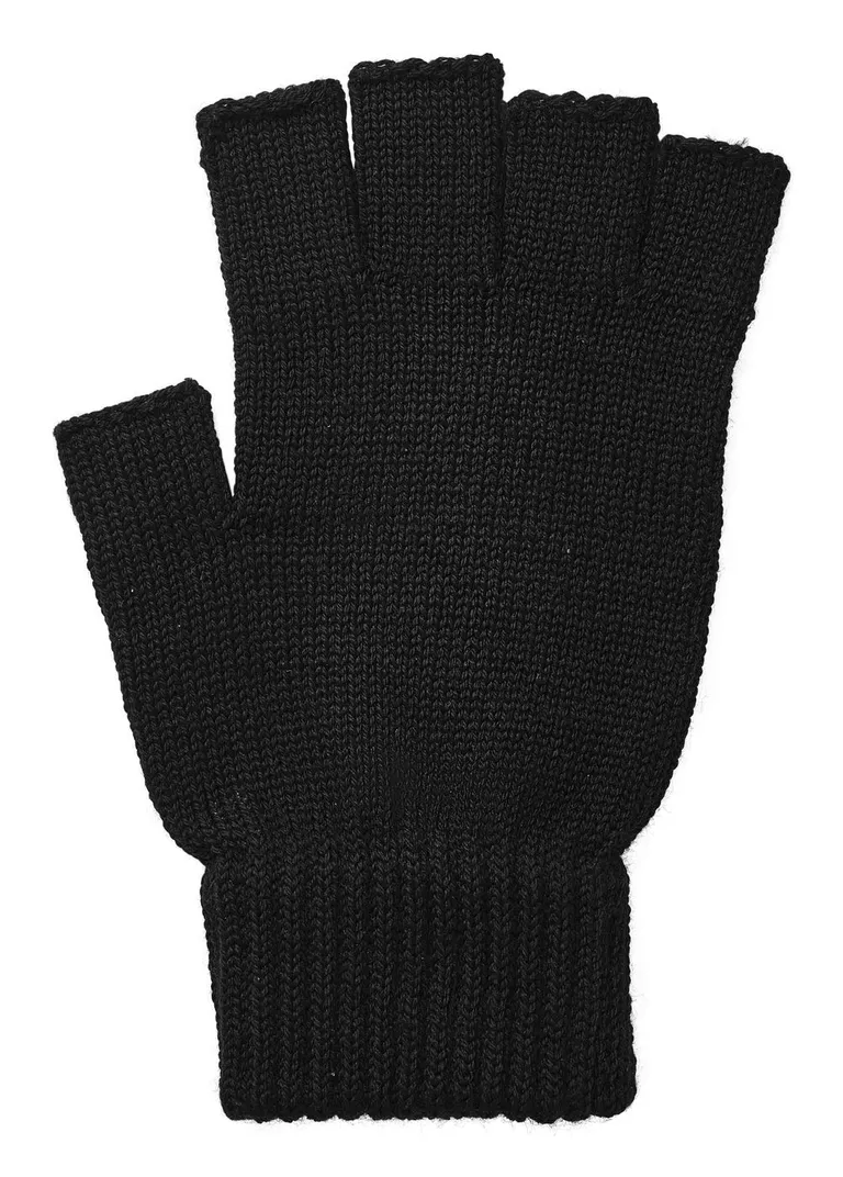 Fingerless Gloves - Fingerhansker, Svart.