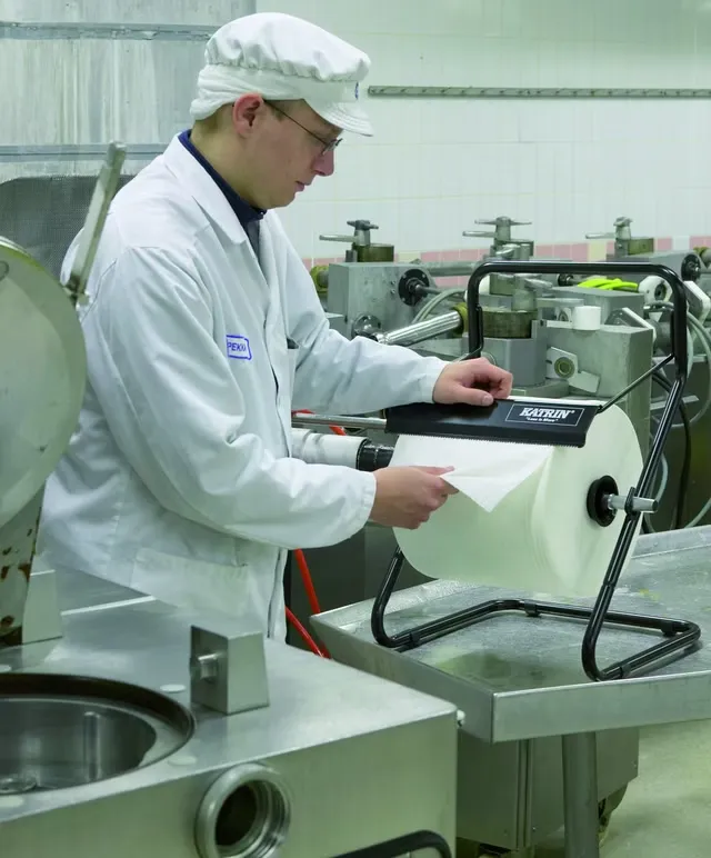 Papir, Industri, Stor rull Plus XL 1-lag hvit (452233)