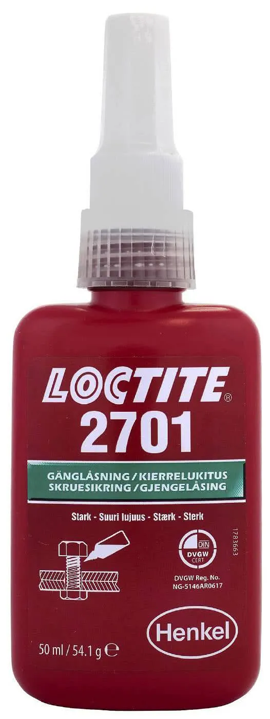 LOCTITE 2701 BO 50ml Sterk Gjenge