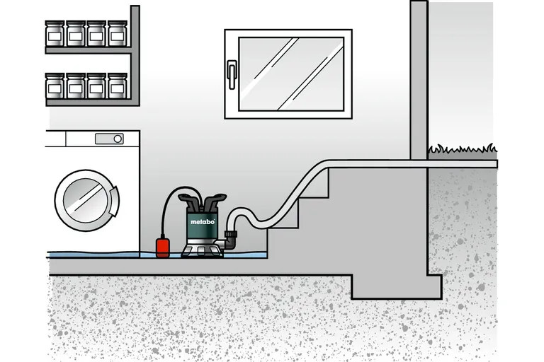 Lensepumpe Metabo TP 7500 SI Nedsenkbar