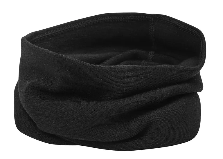 Neck Warmer Merino, Hals / Buff. Svart