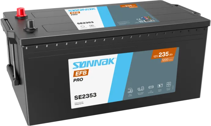 Batteri 12V 235 Ah StrongPRO EFB+