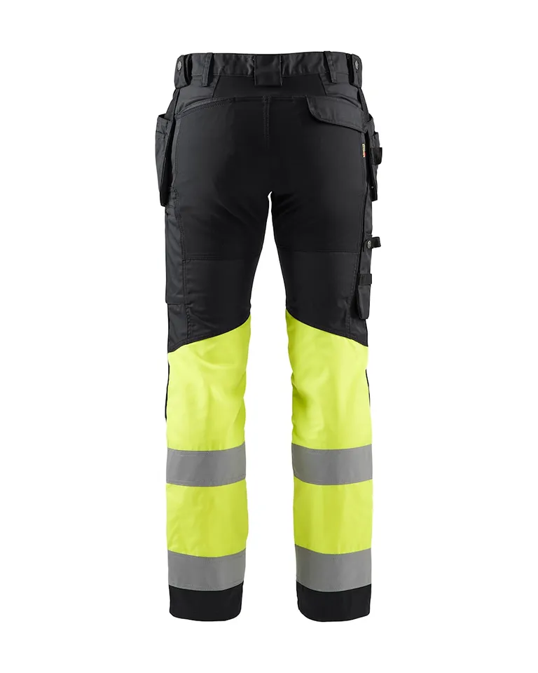 Varselbukse med stretch Gul/svart