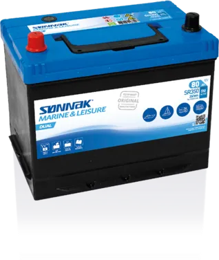 Batteri 12V 80 Ah Dual Nautilus 