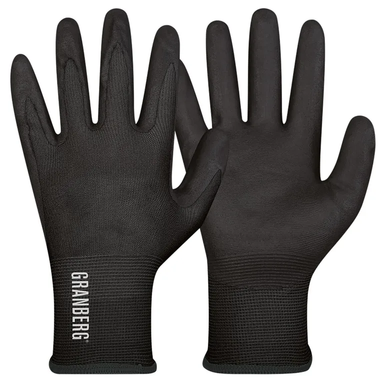 Hanske, Montering, tettsittende nitril. Svart