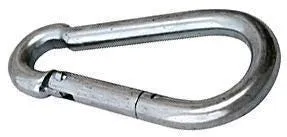 Karabinkrok 7X70 m/ sikring galv