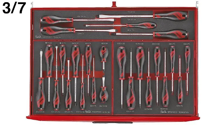 Verktøyvogn komplett, 417 Deler, TengTools