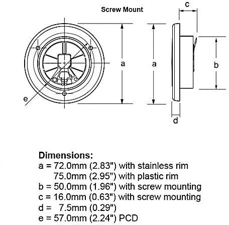 Hella EuroLED 75 downlight