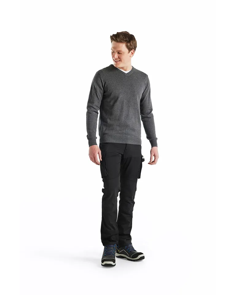 Servicebukse m/ Stretch, Svart