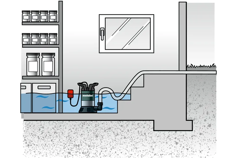 Lensepumpe Metabo TDP 7501 S Nedsenkbar
