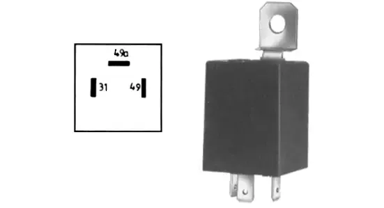 Blinkrele 12V/84W 3-POL
