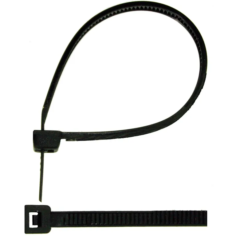 Strips 20 stk, sort 450 x 4,7 mm