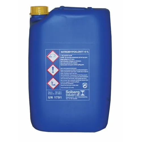 Natriumhypokloritt 15% 25kg