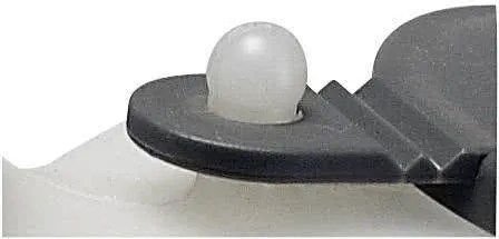 Oljemål m/lokk plast 0,5 ltr