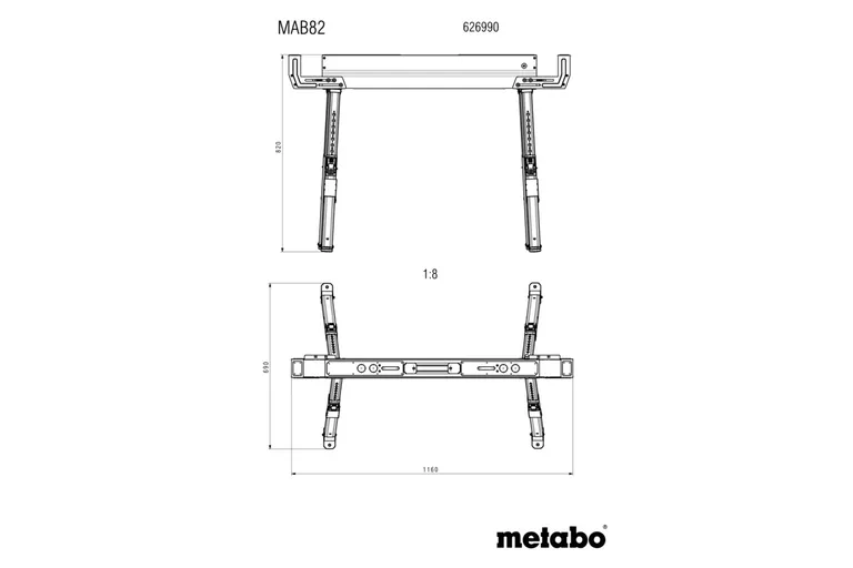 Arbeidsbukk sett MAB 82