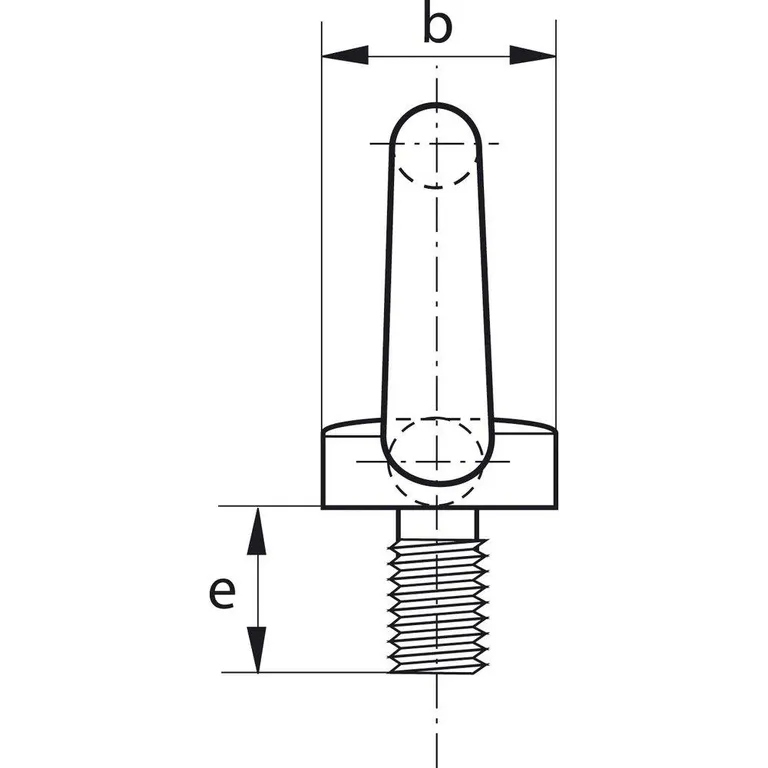 Øyebolt, M24, Din 580, 1800 kg