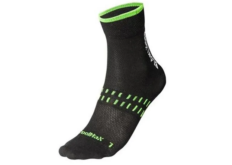 Functional sock DRY Black/NEON Green