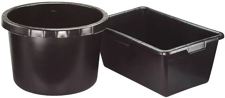 Murerbalje, rektangulær 60 ltr