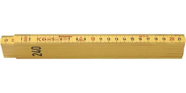 Meterstokk GLF G59-1-6MM, 1 mtr. Hultafors