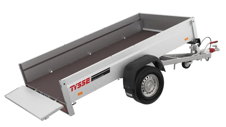 TYSSE 6277 m/tipp og forst. baklem, 1300 kg, Varehenger