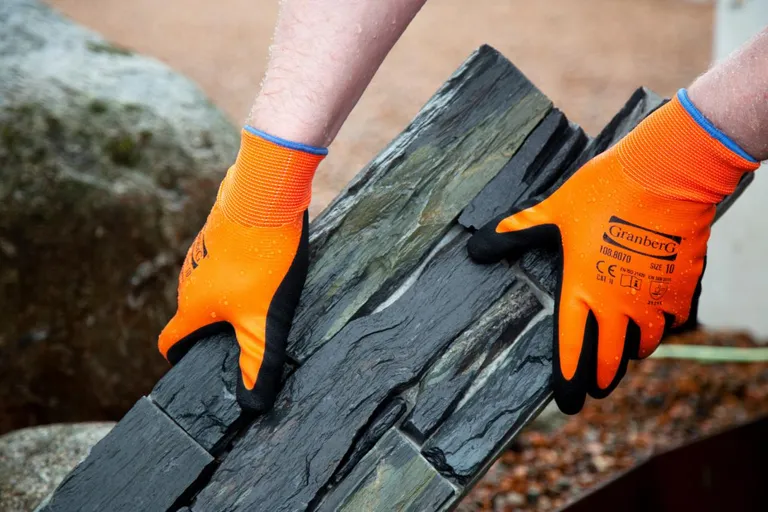 Hanske, Montering, Lateks Orange