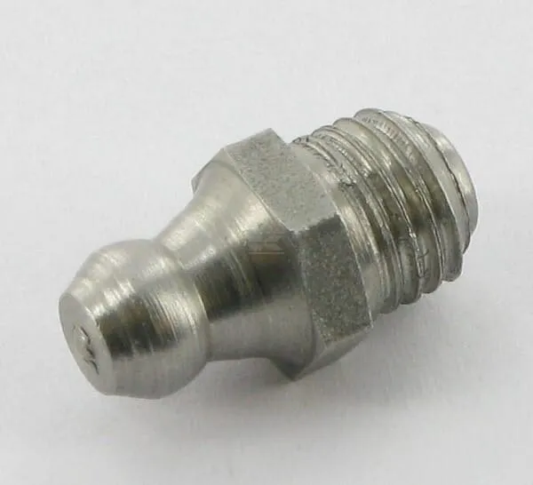Fettnippel / Smørenippel M8x1.0 rett A2