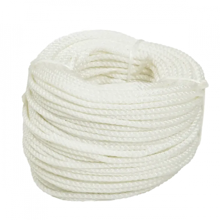 Tau, hvit nylon, 14mm, 110mtr
