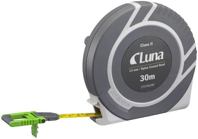 Målebånd 30 mtr. Stål Luna