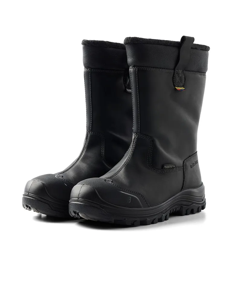 Vernesko høy Blåkläder Vintervernestøvel STORM Svart 