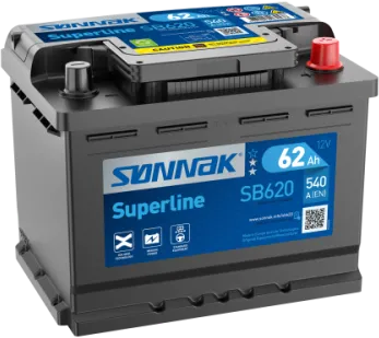Batteri 12V 62 Ah Superline