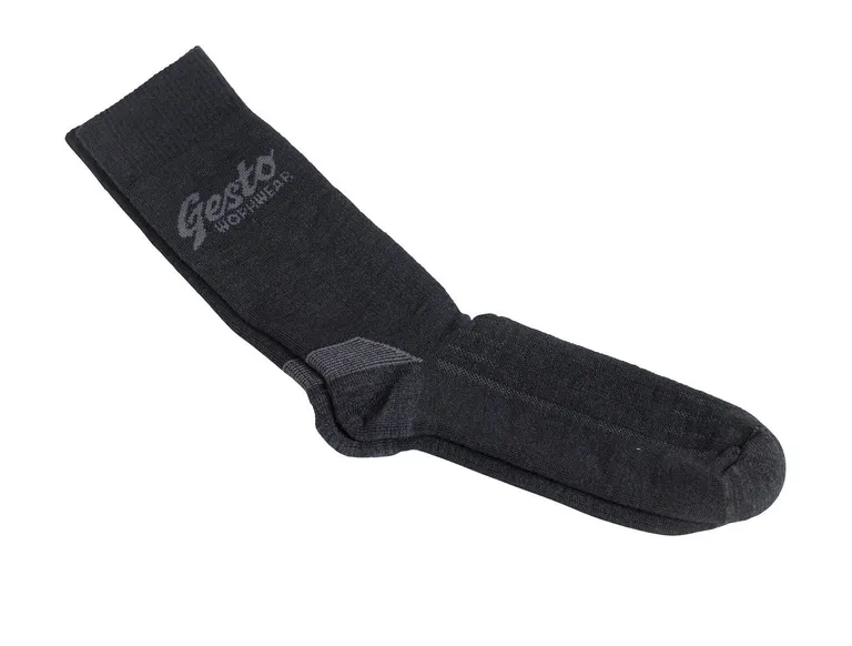 1104 Warm Wool Sock, Svart