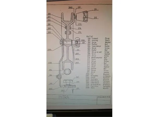 Sølvkroken Bremseratt Hitra fiskehjul