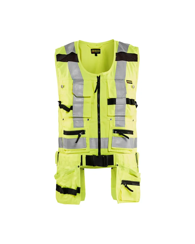 Håndverkervest Varsel Gul