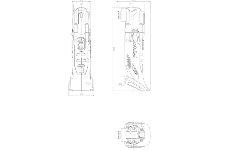 Metabo Multikutter MT 18 LTX SOLO ink.Metabox 145l