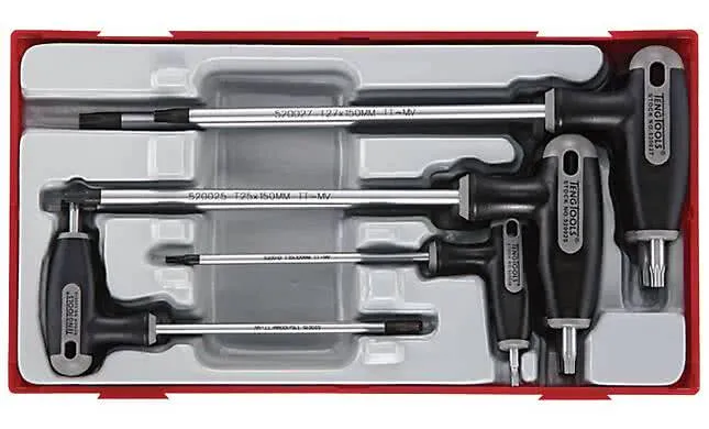 Torxsett m/t-håndtak 7-deler TTTX7, TengTools