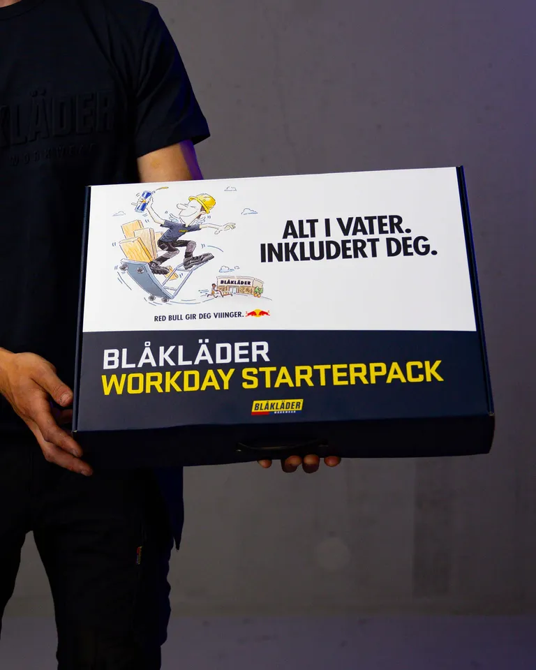 Håndverksbukse m/gratis T-Skjorte og Redbull