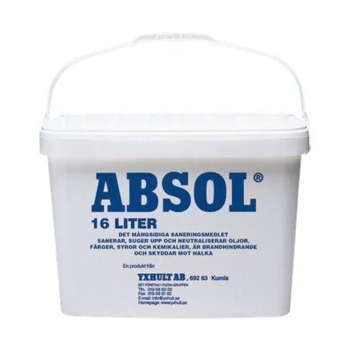 Absorbent Absol 16 ltr. bøtte