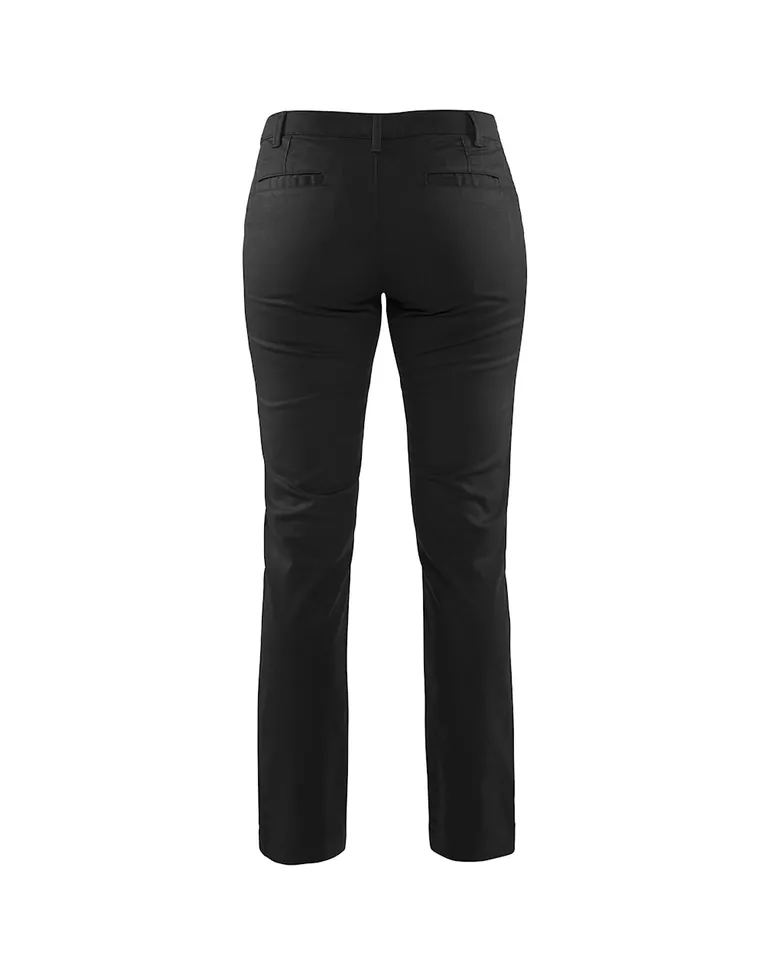 Dame Chino`s 2-veisstretch svart