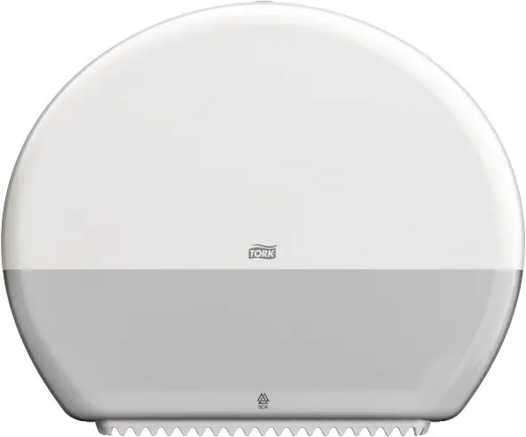 Dispenser Jumbo toalettrull hvit plast T1 Tork 