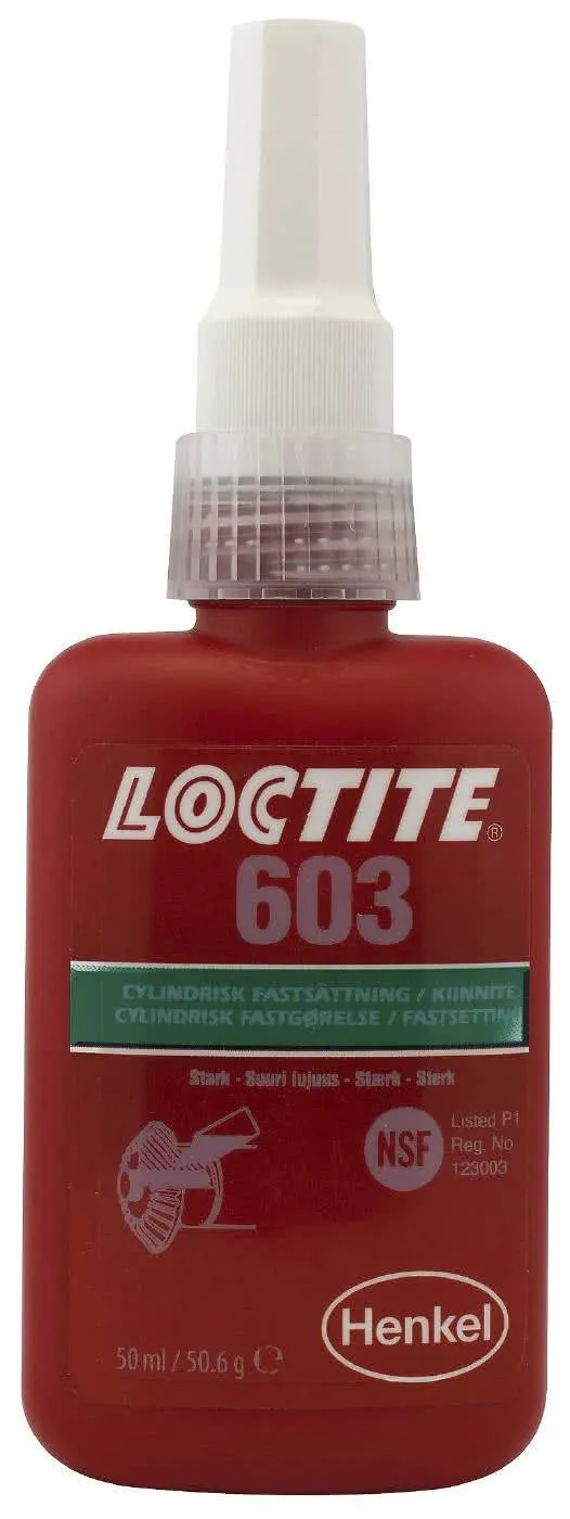 LOCTITE 603 50ml Sylindrisk Sterk Fasts.