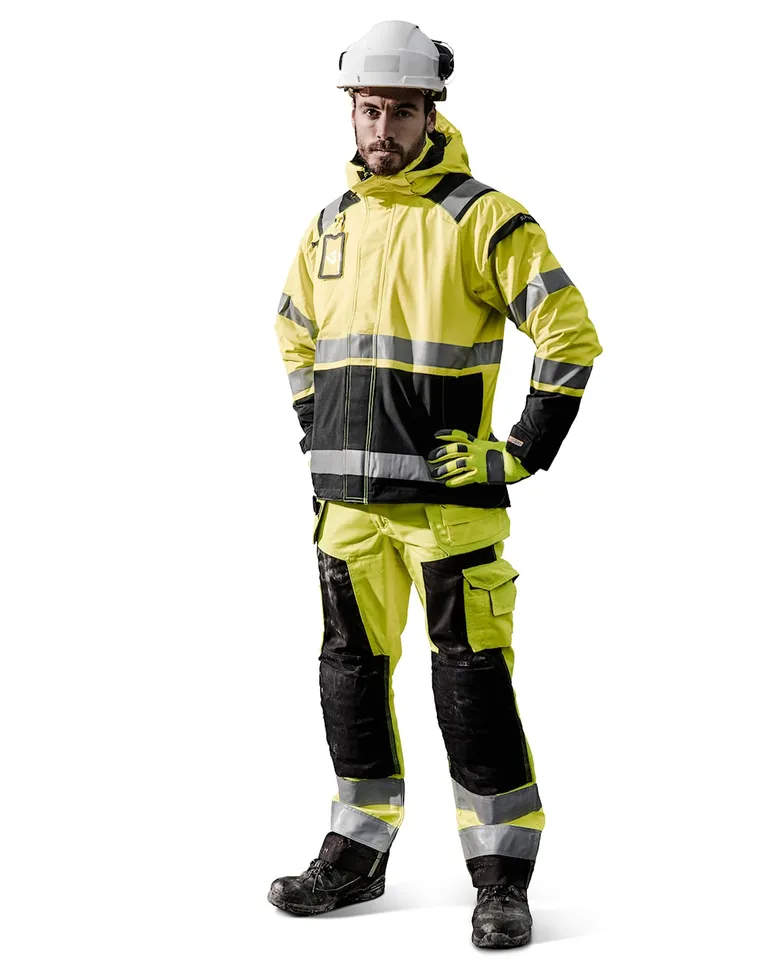 Skalljakke Hivis Gul/Svart