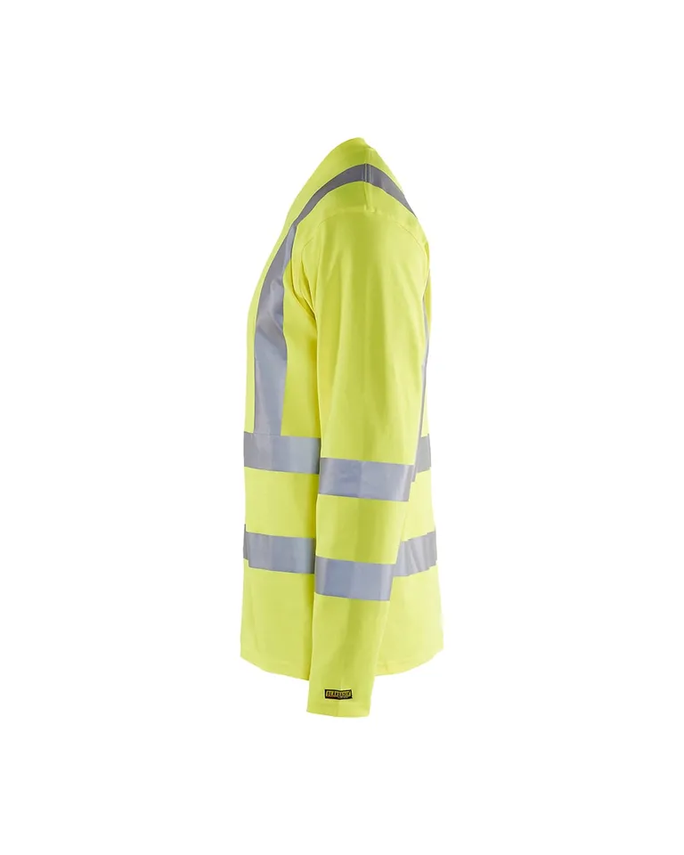 T-Skjorte Hi-Vis Gul Lang arm